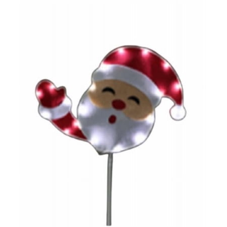HK Star Bright Lighting 105255 36 in. Holiday Wonderland Santa Pathway Stake