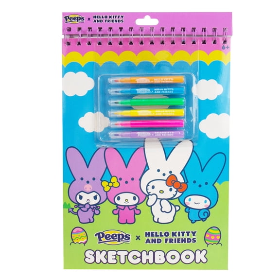 Peeps x Hello Kitty And Friends Exclusive Spiral Sketchbook Set