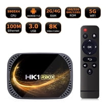 TOX3 Android TV Box, Amlogic S905X4, 4GB RAM 32GB ROM, Android 11, Wi ...