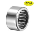 thumbnail image 1 of Uxcell 0.79''x1.02''x0.55'' Metric Needle Roller Drawn Cup Bearings Stamping Steel Silver Tone 2pcs, 1 of 5