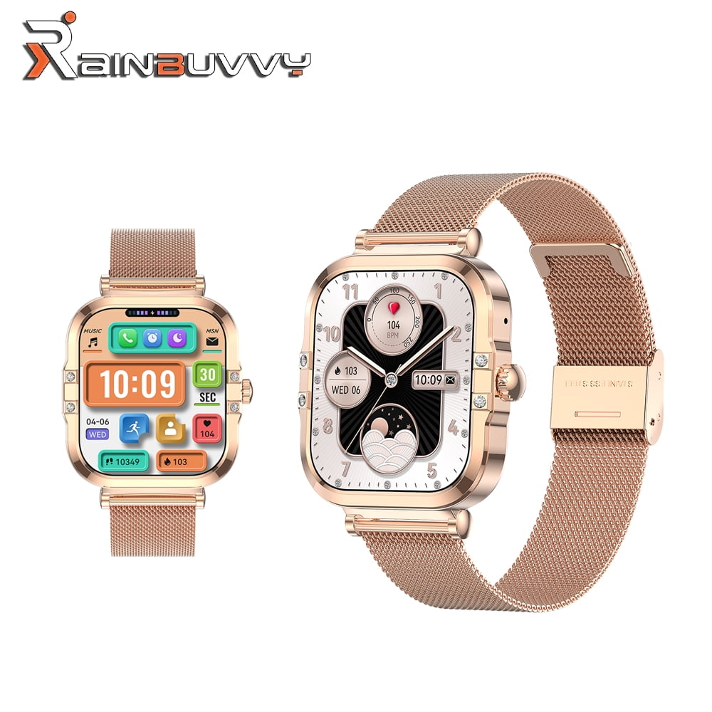 HK82 Smart Watch 1.75 inch AMOLED NFC can receive and make phone calls ...