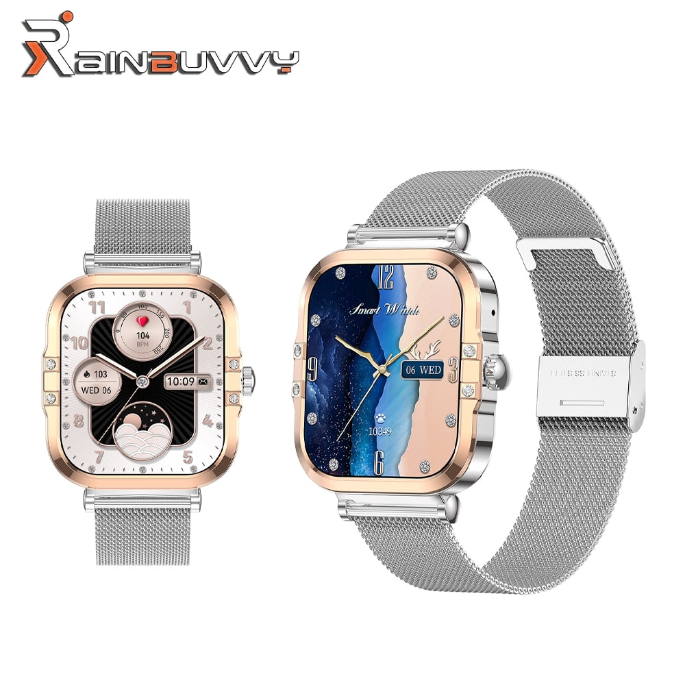 HK82 Smart Watch 1.75 inch AMOLED NFC can receive and make phone calls ...