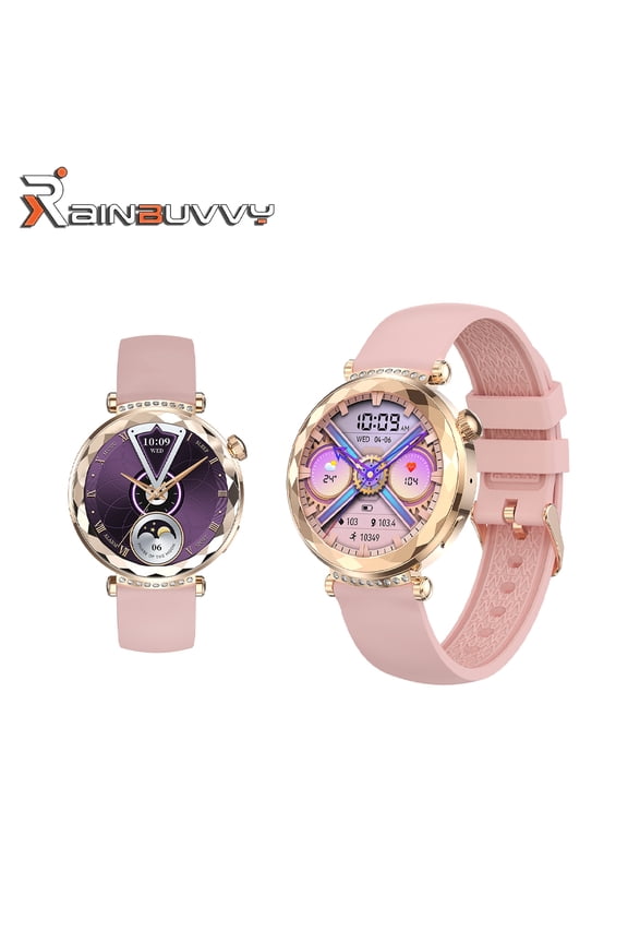 HK88 Smart Watch 1.19 Inch AMOLED NFC Sleep Monitoring Fitness Tracker Women's Watch