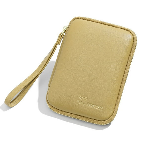 HKCLUF 381 Small Wallet for Women RFID Blocking Wallet Womens Leather Zipper Credit Card Pocket Wallet Tassel Keychain Ladies Mini Purse