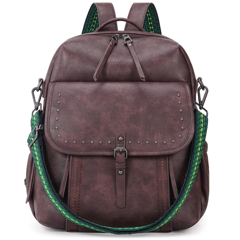 HKCLUF Backpack For Womens Leather Anti-theft Backpack  display picture 3