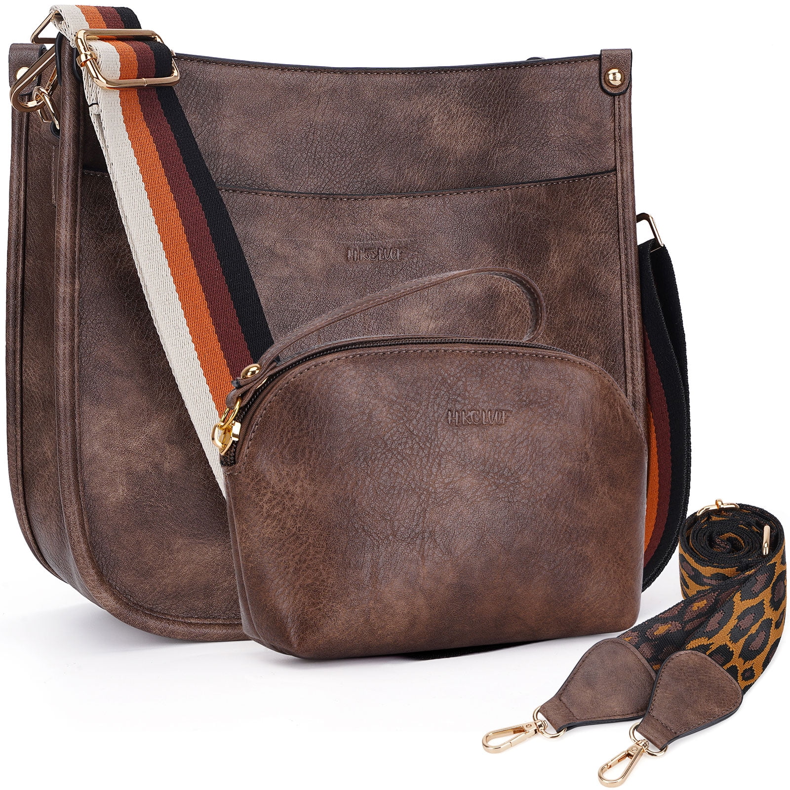 HKCLUF Crossbody Bags for Women Designer Leather Hobo HKCLUF Crossbody Bags for Women Designer Leather Hobo