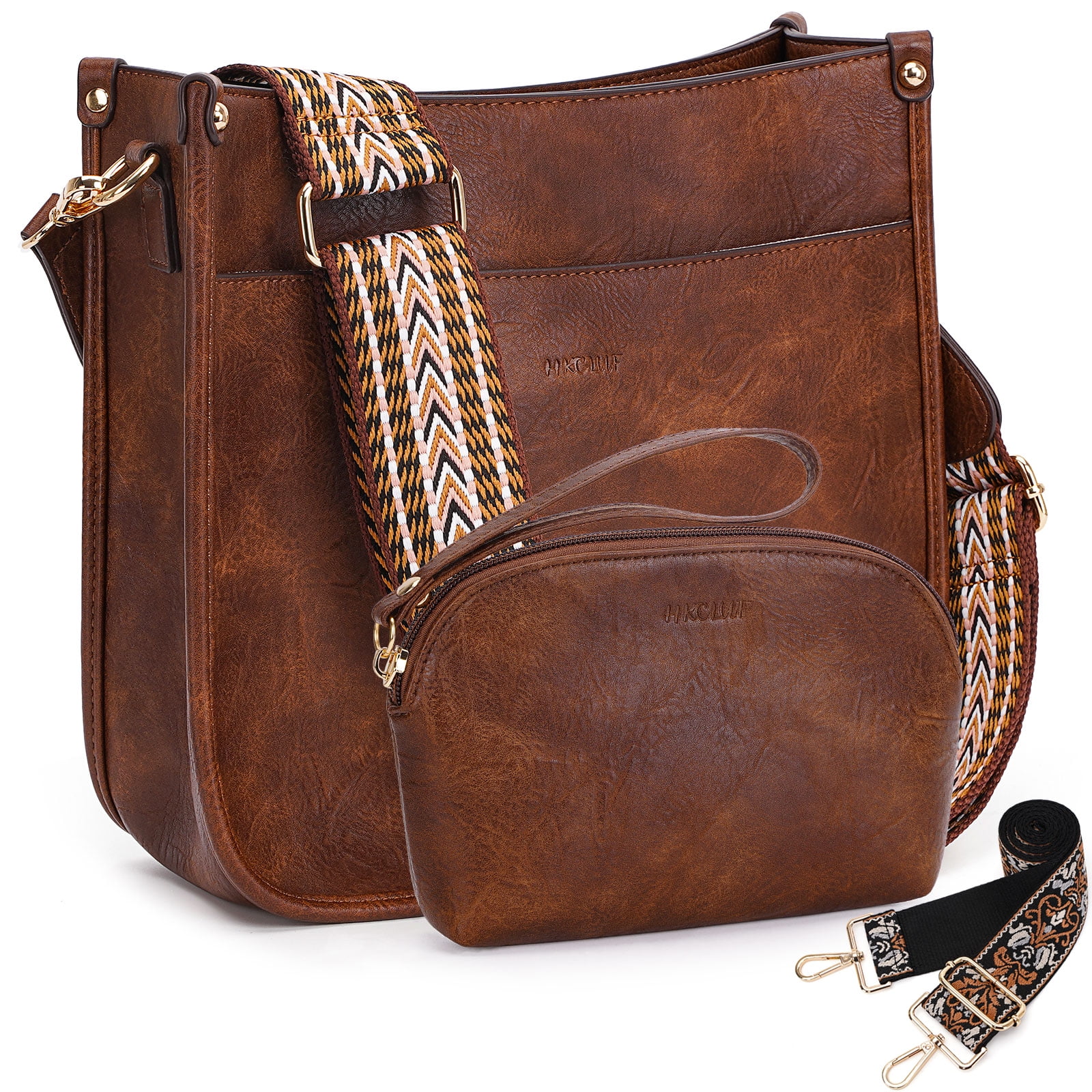 HKCLUF Crossbody Bags for Women Designer Leather Hobo HKCLUF Crossbody Bags for Women Designer Leather Hobo