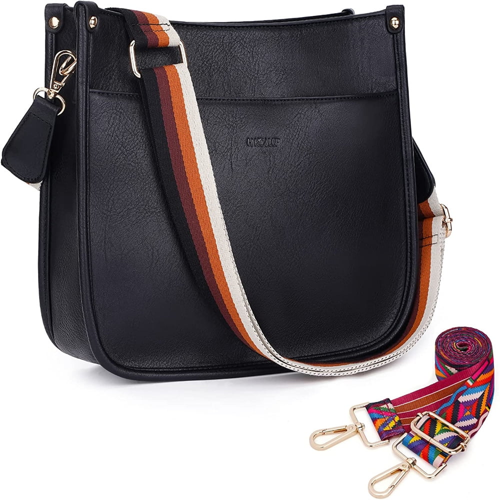 Designer Leather Crossbody Bucket Bags with Adjustable Leopard Guitar Strap in Nepal at NPR 14692 Rating 5
