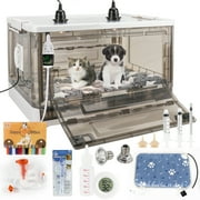 HKDQ Puppy Incubator with Heating,Kitten Incubator,Fan Ventilation Circulation 85L