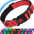 thumbnail image 1 of HKEEY Dog Collar, Adjustable Reflective Nylon Dog Collar Classic Solid Colors, Soft Neoprene Padding for Small Medium Sized Dogs Neck (9-14.2 inch), 1 of 7