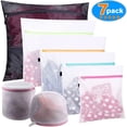 thumbnail image 1 of HKEEY Mesh Laundry Wash Bag for Delicates, 7 Pack, 1 of 7