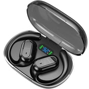 HKEEY X15 True Wireless Noise Canceling Bluetooth In-Ear Earbud with Charging Case, Black