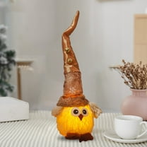 HKEJIAOI 16.5Inch LED Light Up Owl Gnome Plush Toy with Soft Glow Stuffed Animal for Christmas Decor, Holiday Gift for Kids Autumn Home Decoration