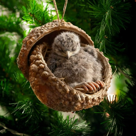 HKEJIAOI 2D Acrylic Christmas Tree Ornaments,3.14" Festive Holiday Decor with Classic Designs, Shatterproof Hanging Pendants for Indoor Outdoor Xmas Decorations