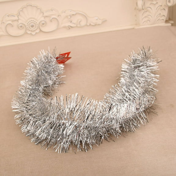 HKEJIAOI 70In Christmas Tinsel Garland Strips 180cm for Tree Holiday Party Decorations Festive Home Decor
