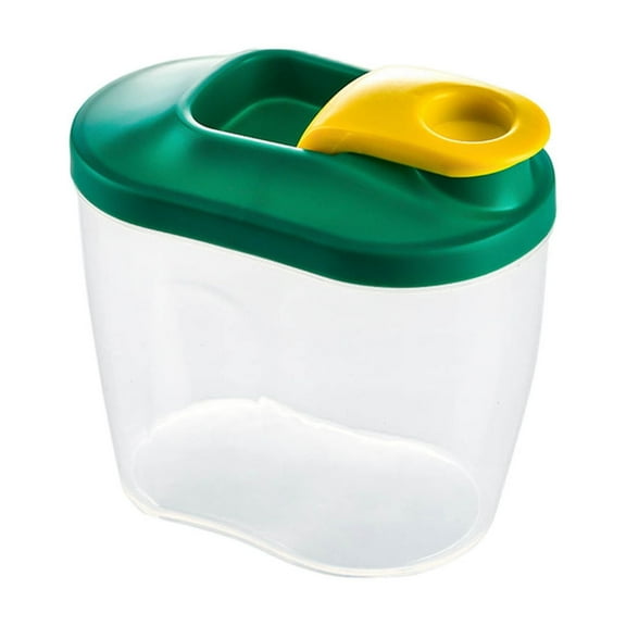 HKEJIAOI Airtight Food Storage Containers 1L PET Plastic Dry Food Canisters for Pantry Organization, Stackable Kitchen Containers for Flour, Rice, Pasta, Coffee, Snacks