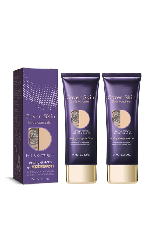 All Over Complexion Waterproof Cream Body Makeup Cover Up 74g – Full Coverage for Tattoos & Birthmarks, Long-Lasting in Humidity & Water (Swimming/Pool, Outdoor Activities)