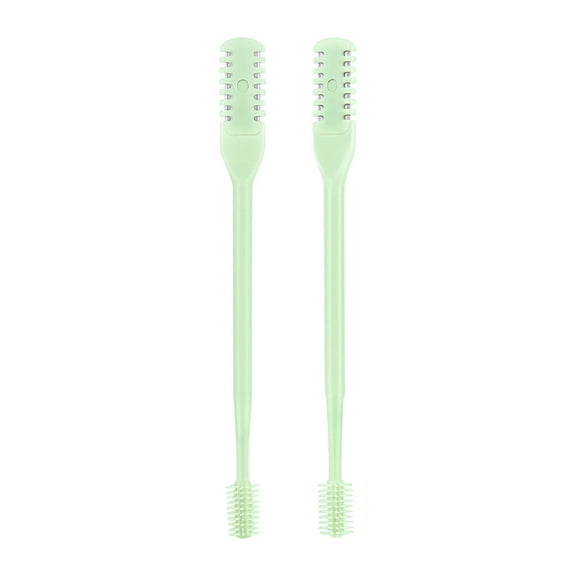 HKEJIAOI Gift for Women 2-in-1 Nasal Hair Cutter New Double Sided Nose Hair Knife Portable Manual 360 Rotating Nose Hair with Ear Nostril Hair Remover Tool