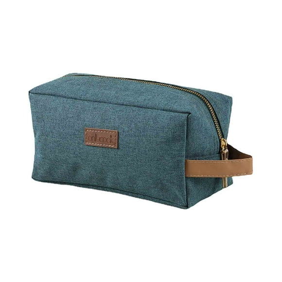 Gift for Women Personalized Toiletry Bag for Men Engraved Name Toiletry Bag Customized Leather Travel Shaving Kit with Text for Groomsmen Father’s Day Birthday Gifts