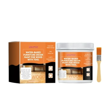 HKEJIAOI House Warming Gifts Water Based Furniture Decor Paint for Wood with Tools 100ml