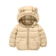 thumbnail image 1 of Lopecy-Sta Jackets for Kids Trendy Childrens Winter Clothes Outfit Toddler Puffer Coat Winter Fleece Padded Jacket Hooded Zip Jacket Coat, 1 of 5
