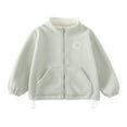 thumbnail image 1 of Lopecy-Sta Kids Fleece Jacket Polar Fleece Jacket Kids Full Zip Lightweight Fall Winter Coat Outerwear with Pockets, 1 of 4