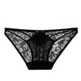 thumbnail image 1 of Lopecy-Sta Lace Underwear for Women Lace Panties Mesh Hipster Mid-Rise Briefs Breathable Underwear Briefs, 1 of 2