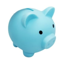 HKEJIAOI Large Plastic Piggy Bank for Saving Coins, Unbreakable Money Bank with Lockable Lid, Financial Literacy Tool for Home Office Decor, Gift for Teen Adult