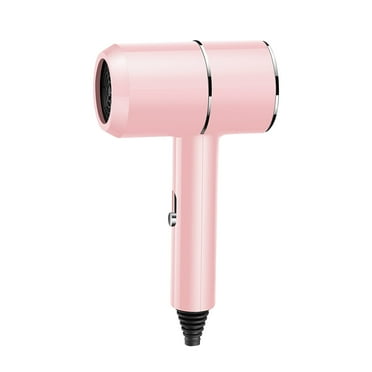 Matoen Mini Portable Travel Hair Dryer, 800 Watt Double Voltage Small Lightweight Blow Dryer, Compact Hairdryer, with Concentrator&Diffuser Attachment, for Women and Men, Pink