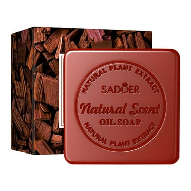 HKEJIAOI Sandalwood Luxury Bar Soap for Face & Body - Skin Soothing, Gentle Cleansing, Moisturizing & Nourishing, Shea Butter & Natural Oils for All Skin Types