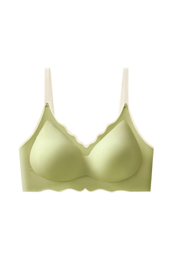 Seamless Underwear for Women Comfortable Wireless Supportive Bras Full Coverage Everyday Breathable Underwear for Women