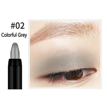 HKEJIAOI Shimmer Cream Eyeshadow Stick, Eye Brightener Stick Glitter Eyeshadow Crayon Pencil with Soft Smudger, Long Lasting Waterproof Highlighter Eye Shadow Makeup