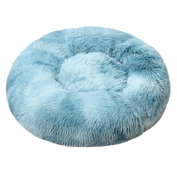 HKEJIAOI Small Cat Bed - Round winter thickened warm winter sleeping pad for small