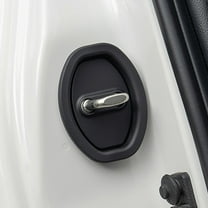 HKEJIAOI Space Saver Storage 4pcs Car Door Protective Cover Door Lock Buckle Protective Cover For Car Door Locks Absorber Cushion Thickened Sticker Compre