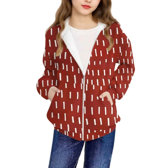 Lopecy-Sta Sports Jacket for Kids 2025 Fall Winter Fashion Long Sleeve Hooded Sweatshirts Long Sleeve Comfy Casual Jacket for Toddlers