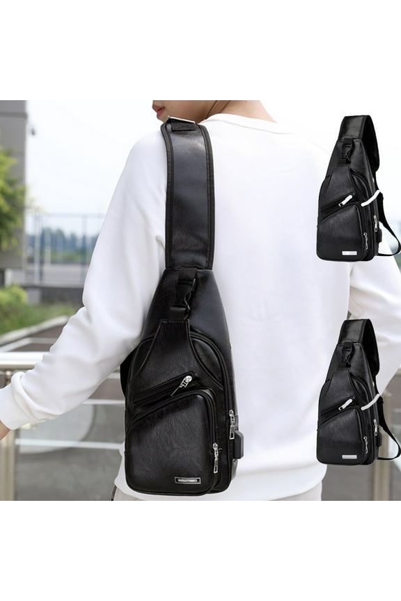 Storage Supplies Save Big Sling Bag For Men Women Shoulder Backpack Chest Bags Crossbody Daypack With Earphone Hole For Hiking Camping Outdoor Trip