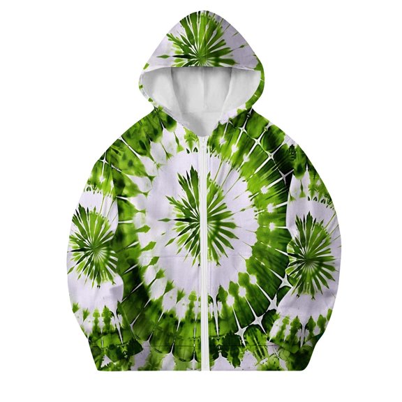 Lopecy-Sta Toddlers Lightweight Jackets Fashion Cute Print Long Sleeve Pocket Zipper Hoodies Coat Jacket for 4-12 Years Kids