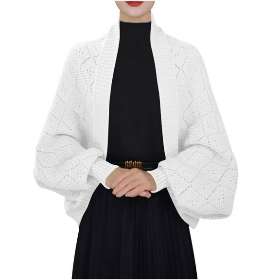 HKEJIAOI Women's Shawl Knitted Oversized Wrap Cardigan Fashion Shawl Sweater Open Front Outwear Coat for Women