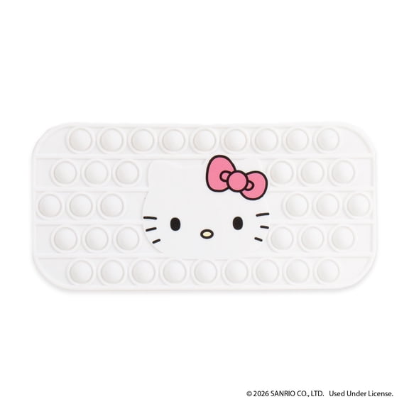 Hello Kitty Fidget Pouch Pencil Case with Pop-It Texture and Zipper Closure