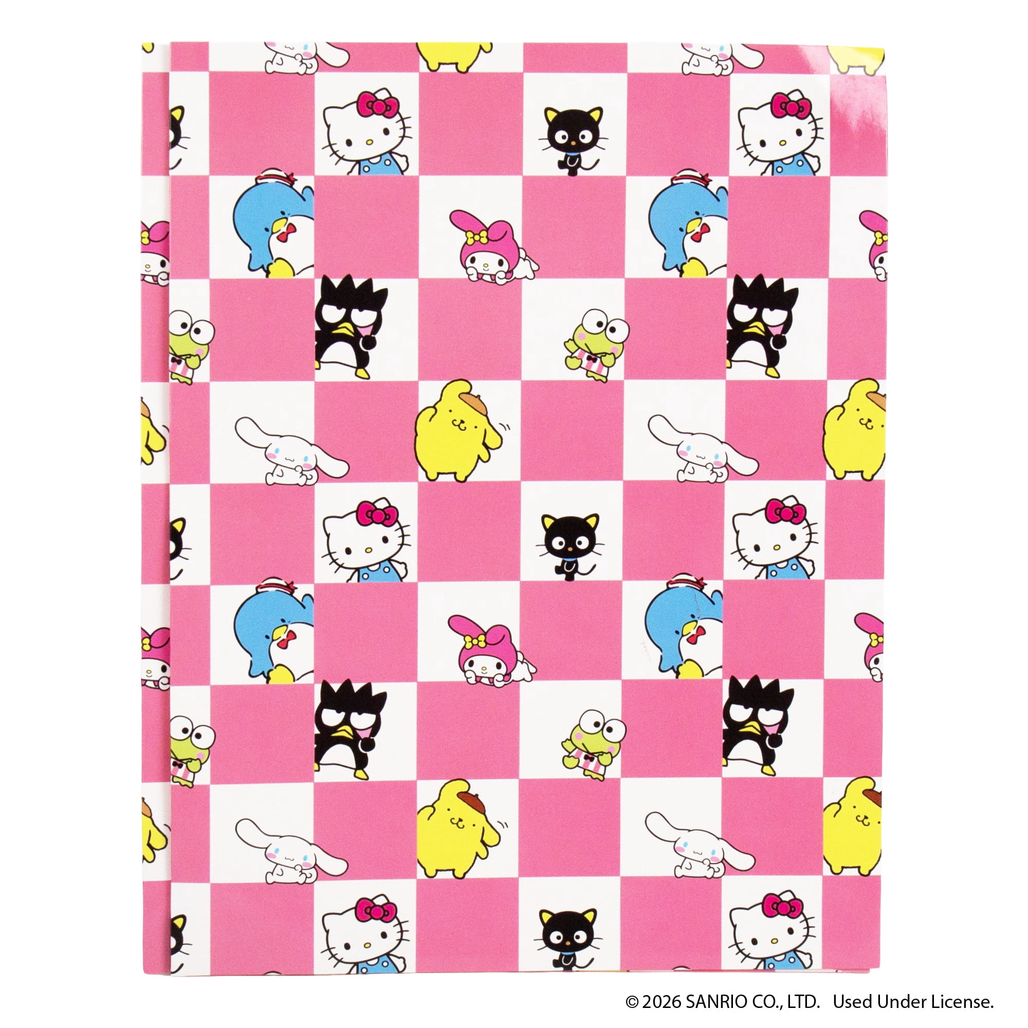 Hello Kitty® And Friends Pocket Folder Checkerboard Design With