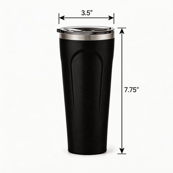 Pescroa Electric Bike Press Fit Drink Through Lid | Beverage, Coffee, and Cocktail Cup | Insulated Stainless Steel Wine Glass