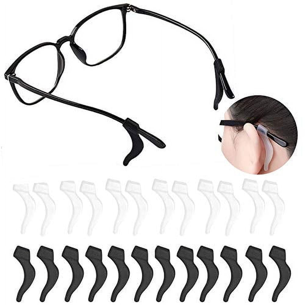 HKIDEE Eyeglass Ear Grip Anti Slip Comfortable Silicone Elastic Eyeglasses Retainers For Sunglasses Reading Glasses Eyewear Sport Eyeglass Strap 12 Pairs Walmart