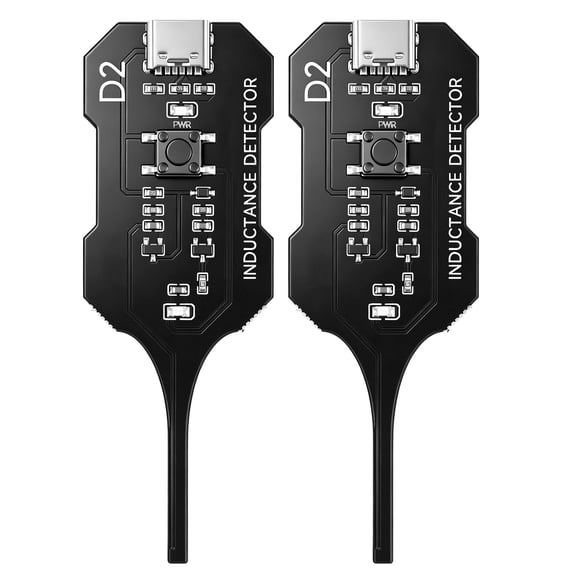 HKJUNFEI 2-Pack Electromagnetic Inductance Tester – Pocket-Sized & Portable, Quick Fault Detection for Electronics, PC & Phone Repair