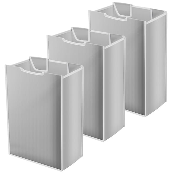 HKJUNFEI 3Pcs  Laundry Hamper Cart Large Capacity Replacement Bags High Load Bearing Capacity Removable Replacement Bag 15 x 9 x 22 Inch