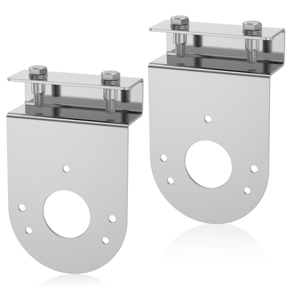 HKJUNFEI 2Pcs Watermelon Light Mount Bracket Clamp on Installation Design Watermelon Light Holder Bracket for Semi Truck Pickup