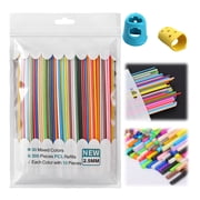 HKJUNFEI 300Pcs 3D Pen Filament Refills Only Compatible with Start+ 32/25/30 bright colors 3D Pen Refill Sticks for Kids Christmas Present