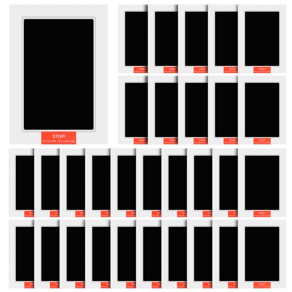 HKJUNFEI 32Pcs Inkless Baby Footprint Kit with Photosensitive Material and Impression Cardboard for Feet and Hands Family Keepsake