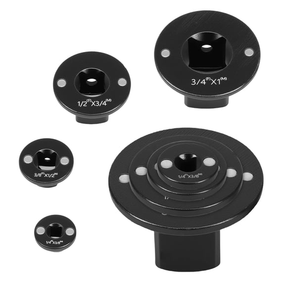 HKJUNFEI 8Pcs Low Profile Impact Socket Adapter Set Precision Size Conversion Interfaces for Different Working Conditions