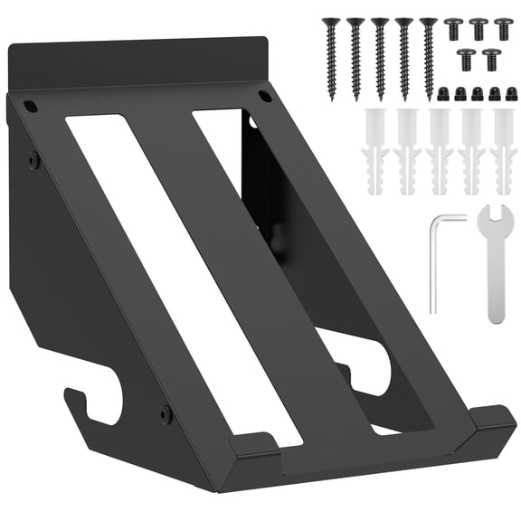 HKJUNFEI Carbon Steel Circular Saw Holder, Practical Humanized Design, Solid Sturdy, Space Saving, for Garages Workshops Job Sites Home