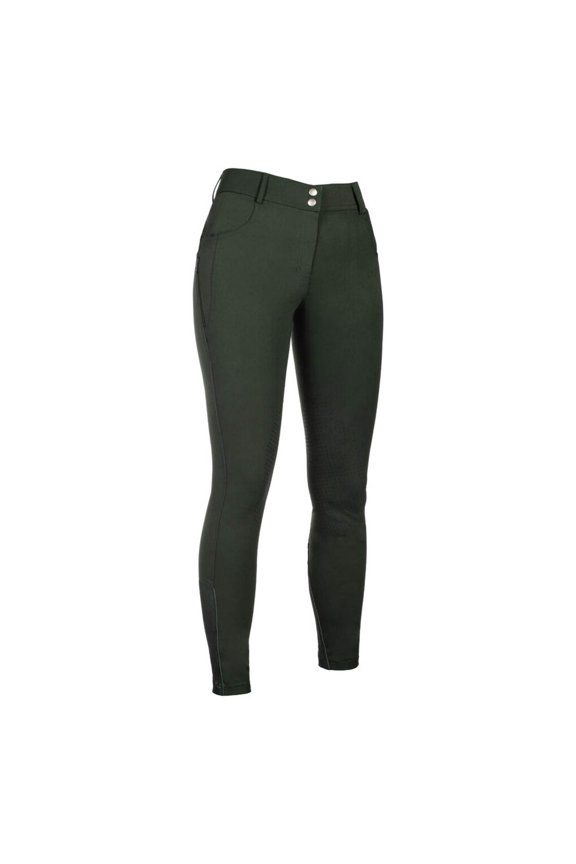 HKM Ari Mid Rise- Sil. Knee Patch Ladies Riding Breeches